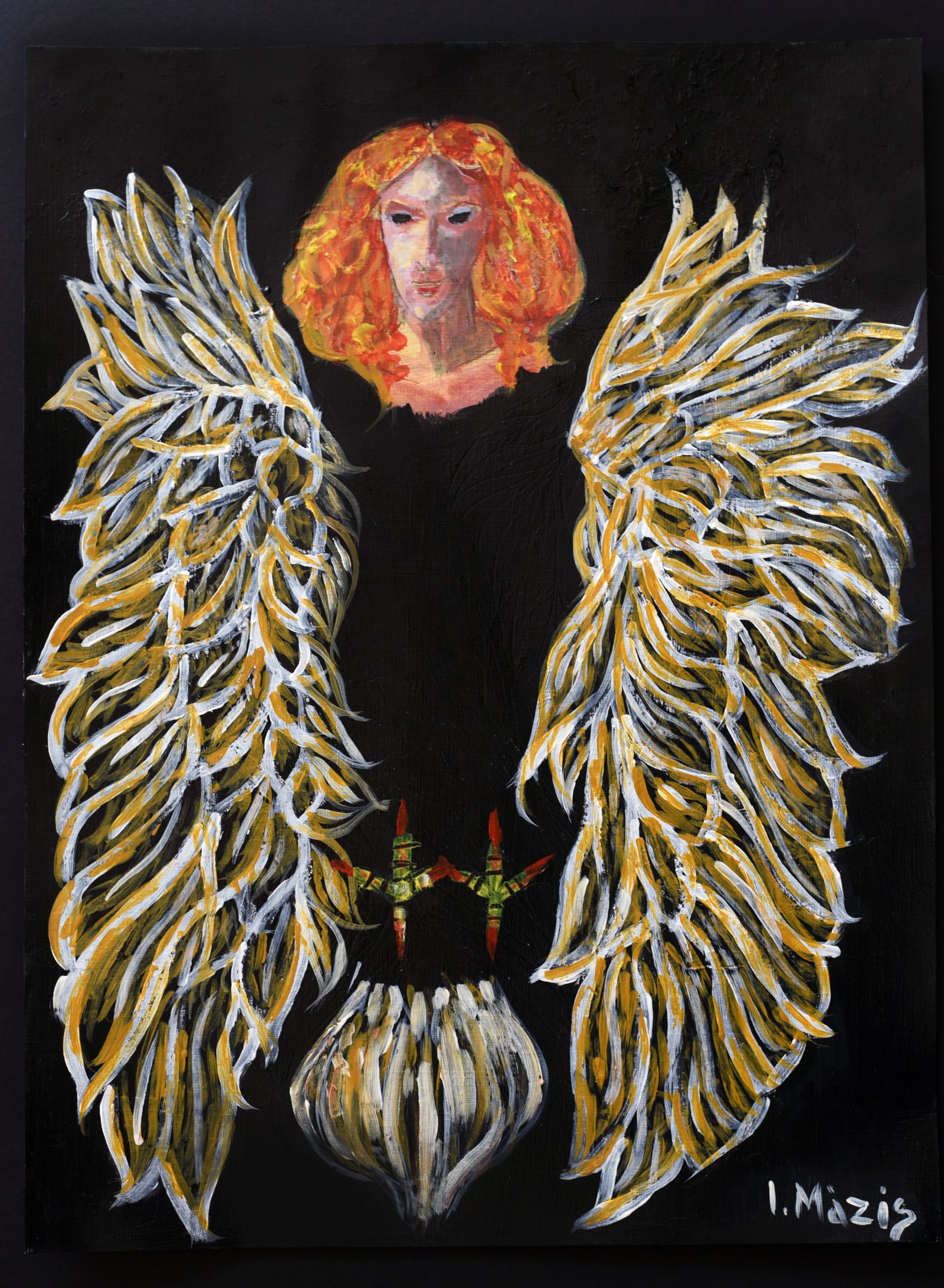 "Άρπυια", Ακρυλικά σε Χαρτόνι 30,5χ40,5cm, 2023