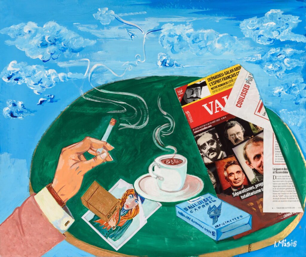 "Memories", Ακρυλικά σε καμβά, 54x45 cm, 2022