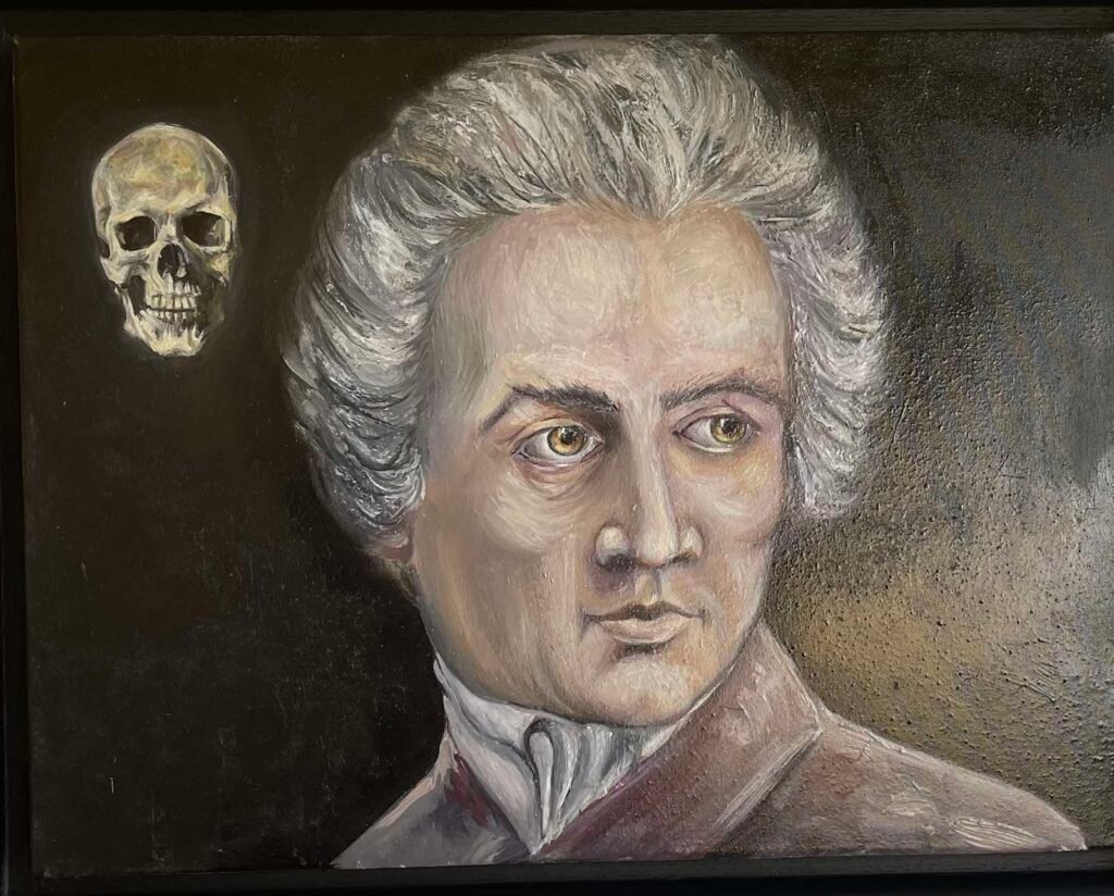 "Ο Κόμης Διονύσιος Σολωμός", Λάδι σε καμβά, Ιδιωτική Συλλογή, 2024