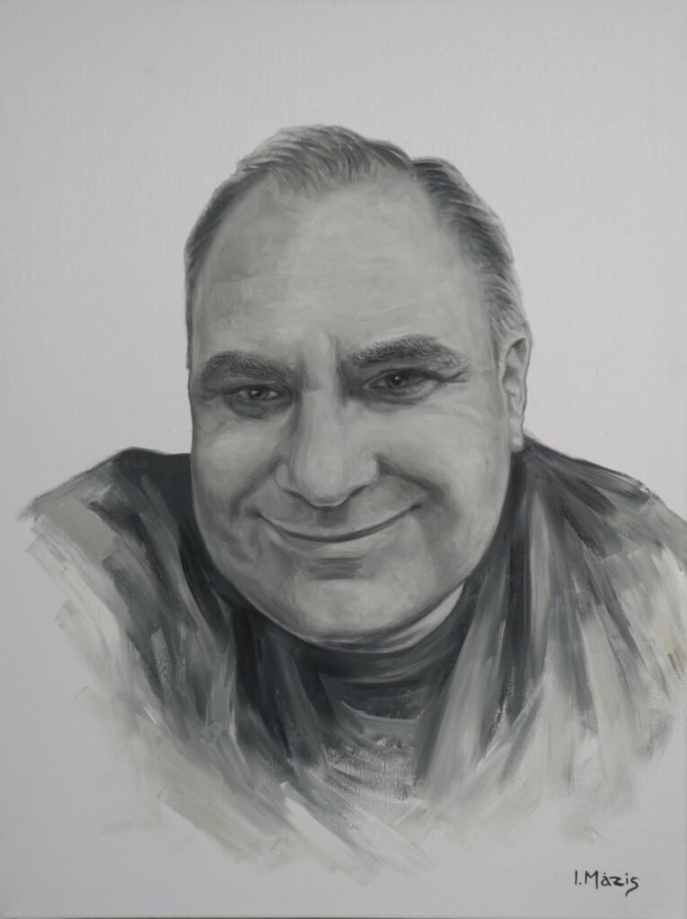 Ι. Θ. Μάζης, «Προσωπογραφία 2», λάδι σε καμβά, 60χ80εκ 2025